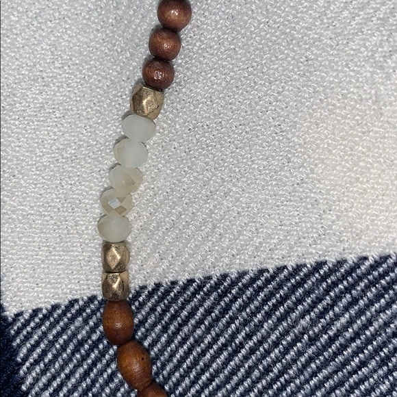 Wood and Stone Canvas Natural elementals necklace - Picture 3 of 4